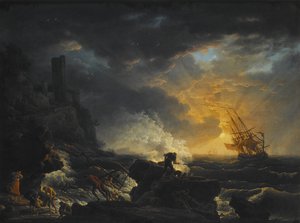 Schiffswrack, zweite Hälfte des 18. Jahrhunderts