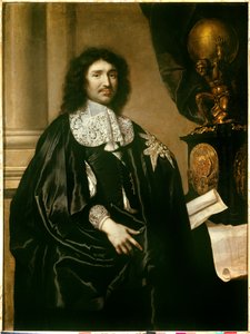 Porträt von Jean Baptiste Colbert (1619-1683), Minister von Ludwig XIV. von Claude Lefebvre