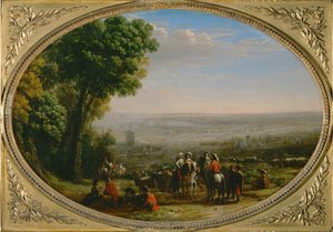 Die Belagerung von La Rochelle. Ludwig XIII. bei der Belagerung von La Rochelle