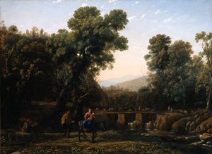 Die Flucht nach Ägypten von Claude Lorrain (1600 82)