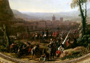 Ludwig XIII. erzwang den Pas de Susa bei Turin (Detail) von Claude Lorrain