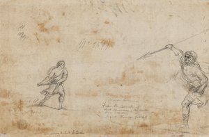 David und Goliath (verso)