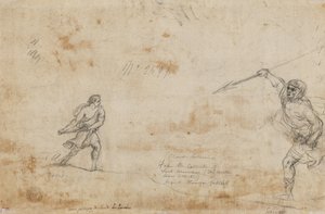 David und Goliath (Rückseite)