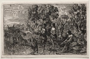 Der Übergang durch die Furt von Claude Lorrain