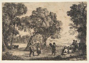 Der Bauerntanz Kleine Platte, ca. 1637