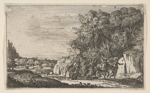 Die Flucht nach Ägypten, ca. 1630-31 von Claude Lorrain