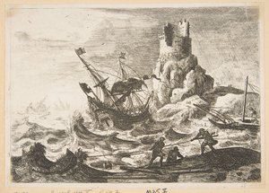 Das Schiffswrack, ca. 1638-41 von Claude Lorrain