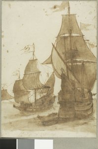 Zwei Fregatten von Claude Lorrain