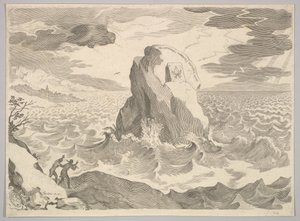 Allegorie gegen die pelagianische Häresie von Claude Mellan