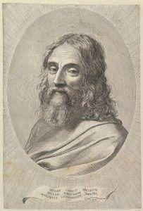 Büste des Heiligen Joseph in einem Oval von Claude Mellan