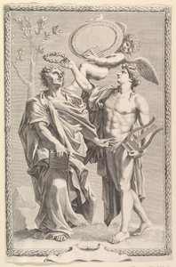 Frontispiz: Virgil, Publii Virgilii Maronis Opera, 1641 von Claude Mellan