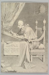 St. Gregor von Claude Mellan