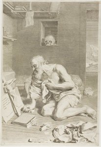 St. Hieronymus betend
