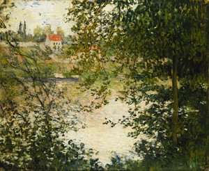 Ein Blick durch die Bäume der Insel La Grande Jatte; A Travers les Arbres, Ile de la Grande Jatte, 1878