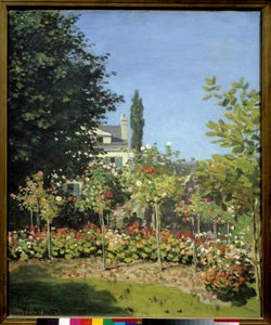 Ein Blumengarten in Sainte Adresse