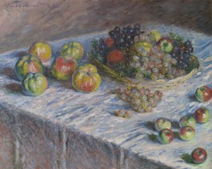 Äpfel und Trauben von Claude Monet
