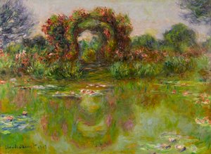 Seerosenteich, die Rosen von Claude Monet