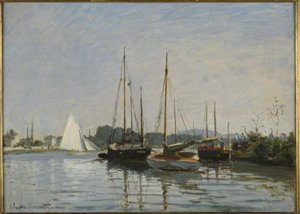 Freizeitboote, Argenteuil von Claude Monet