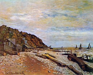 Bootswerft in der Nähe von Honfleur, 1864