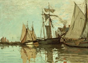 Boote im Hafen von Honfleur