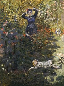 Camille und Jean im Garten von Argenteuil