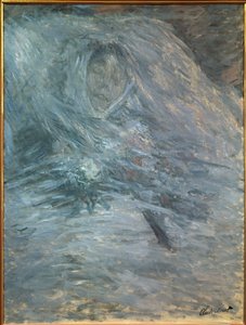 Camille auf ihrem Sterbebett (erste Frau des Künstlers) von Claude Monet