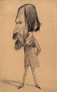Karikatur von Auguste Vacquerie