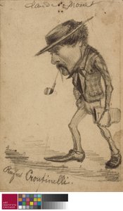 Karikatur von Henri Cassinelli von Claude Monet