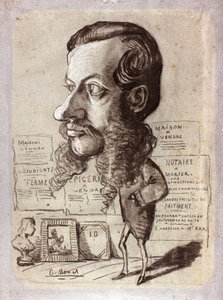 Karikatur von Léon Manchon von Claude Monet