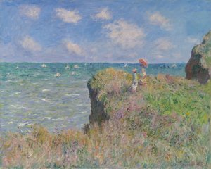 Klippenweg bei Pourville von Claude Monet
