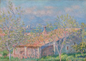 Das Gärtnerhaus in Antibes von Claude Monet