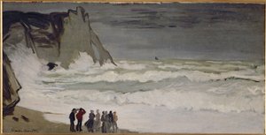 Große See bei Étretat von Claude Monet