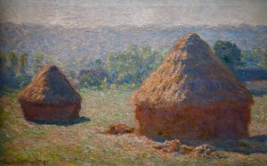 Heuhaufen, Ende des Sommers