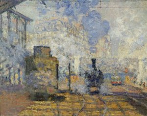 Der Bahnhof Saint-Lazare von Claude Monet
