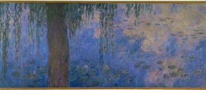 Der Seerosenteich mit Weiden, Der Morgen mit Weiden