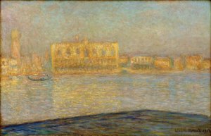 Der Dogenpalast von San Giorgio Maggiore aus gesehen von Claude Monet