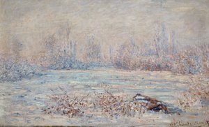 Der Frost bei Vétheuil von Claude Monet