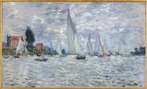 Die Boote. Regatten in Argenteuil von Claude Monet