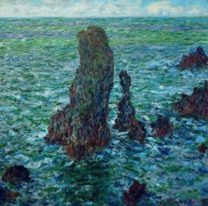 Die Pyramiden von Port-Coton von Claude Monet