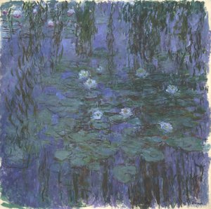 Blaue Seerosen von Claude Monet