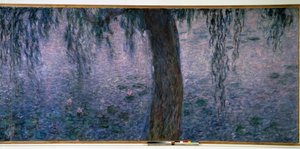 Seerosen, heller Morgen mit Weiden (Triptychon, rechter Teil)