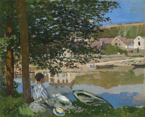 Am Ufer der Seine, Bennecourt von Claude Monet