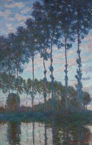 Pappeln am Ufer der Epte, Abendstimmung, 1891