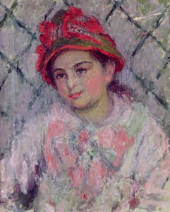 Porträt von Blanche Hoschedé (1864-1947) als junges Mädchen, ca. 1880