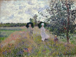 Spaziergang bei Argenteuil von Claude Monet