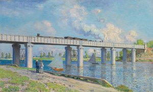 Eisenbahnbrücke bei Argenteuil, 1873
