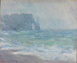 Regenwetter, Etretat