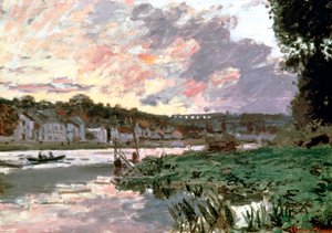 Die Seine bei Bougival, ca. 1870
