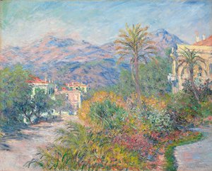Römische Straße in Bordighera; Strada Romana a Bordighera, 1884 von Claude Monet