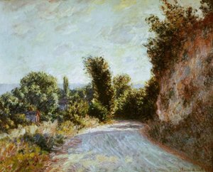 Straße bei Giverny